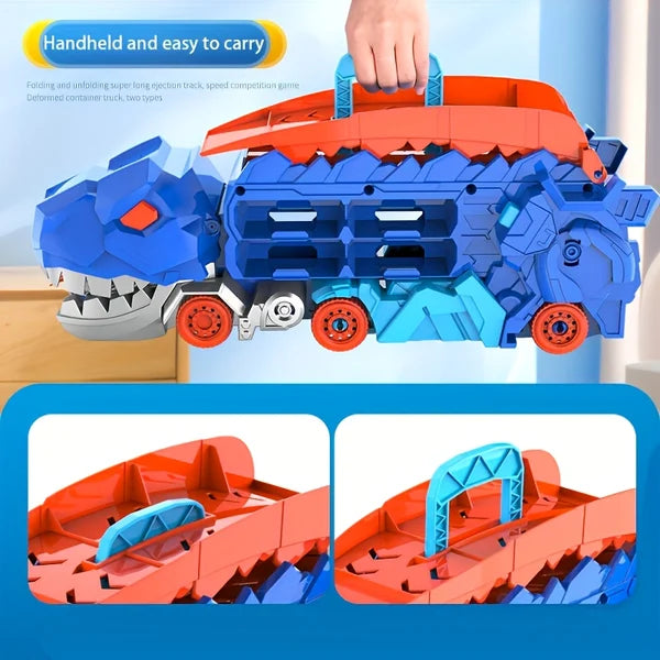 🚗 Transport Dinosaur Truck with Foldable Sliding