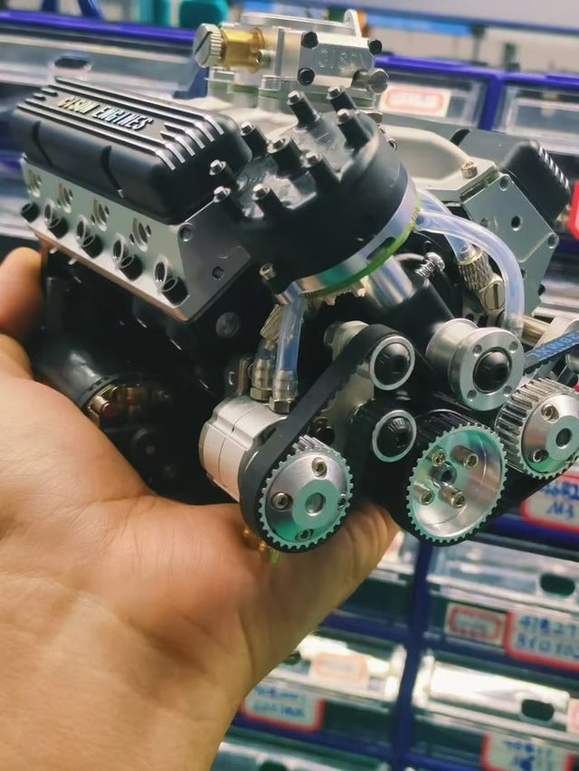 Gasoline OHV V8 Small-block Engine Model Kits